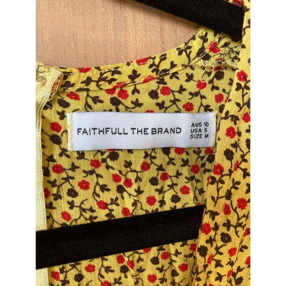 🧺Faithfull the Brand | Pilou Mini Dress in Raquel Floral | Size 6 - Picture 3 of 4